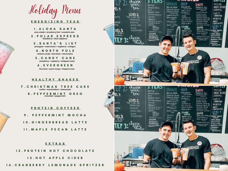 Southside Nutrition (Herbalife) Menu