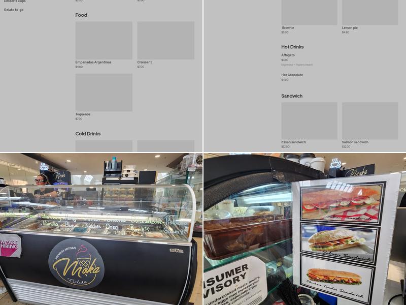 Moka bakery and desserts Menu