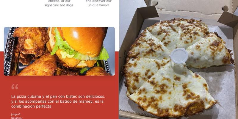 Eddy's 305 Food Truck Menu