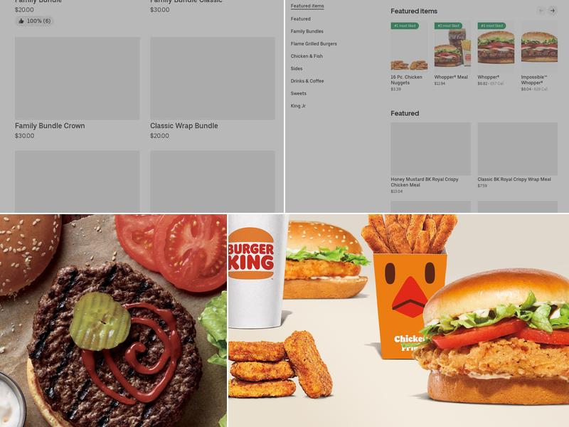 Burger King Menu