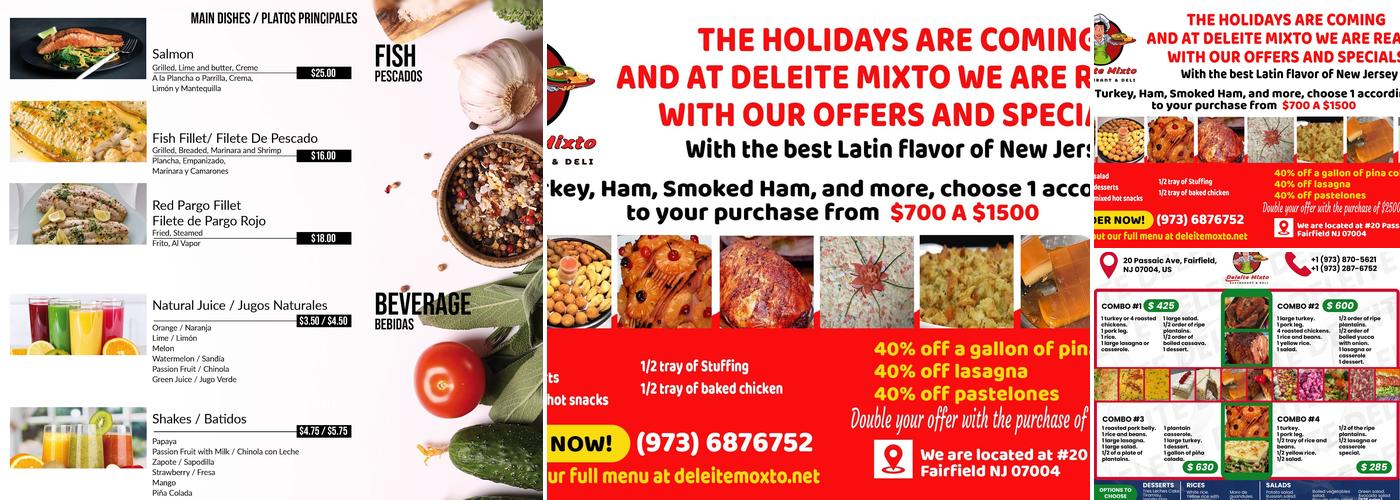 Deleite Mixto Menu