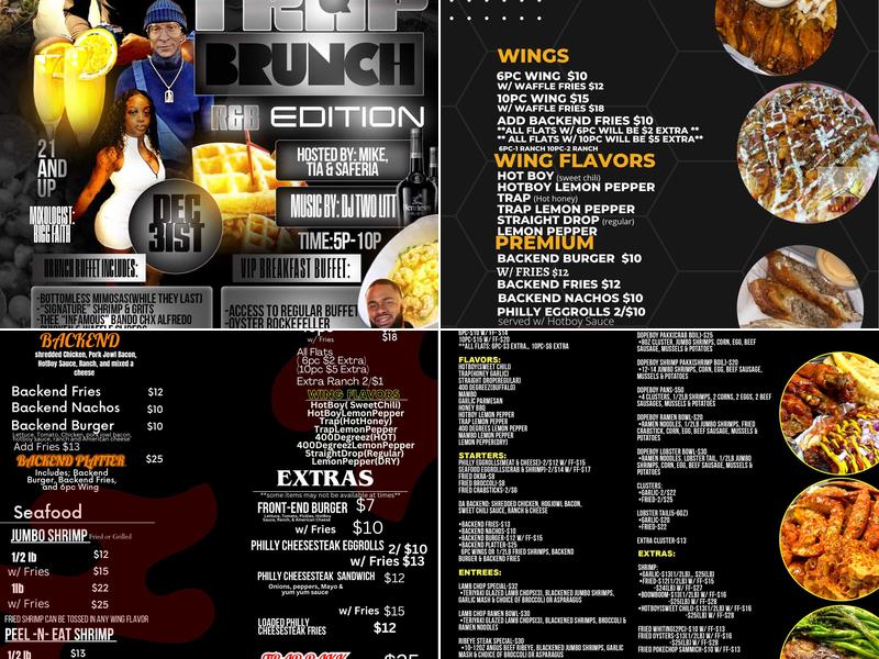 Da Trap Kitchen Menu