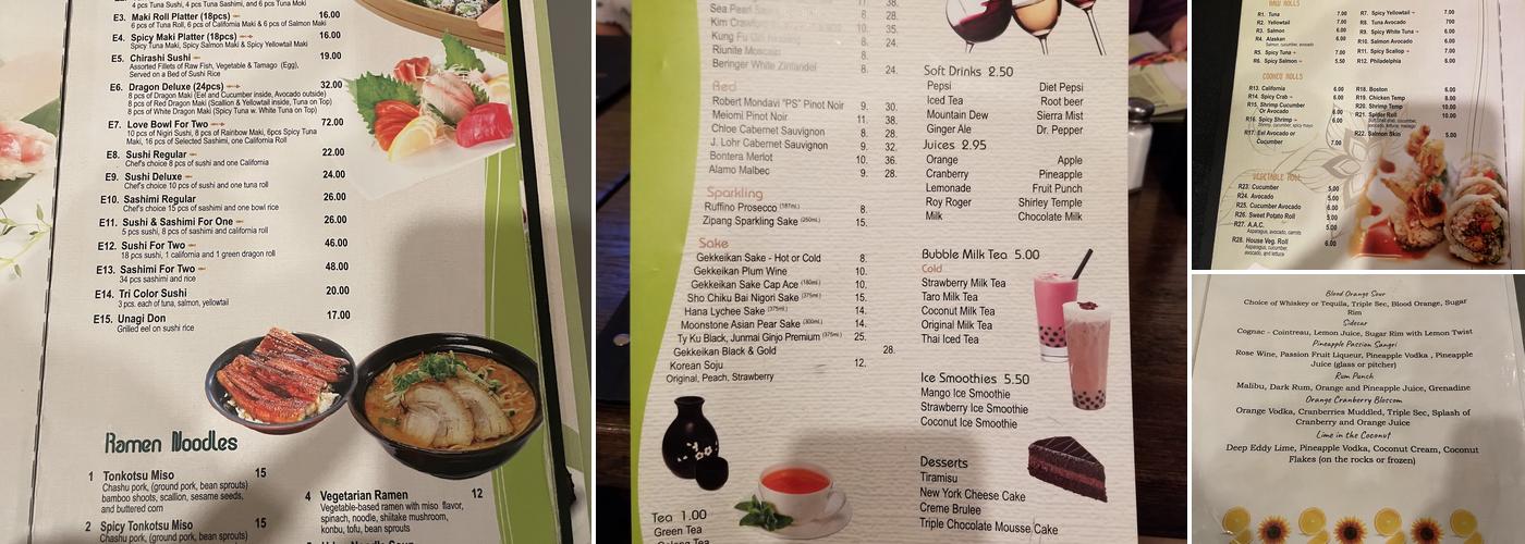 Mindy's Restaurant - Portsmouth Menu
