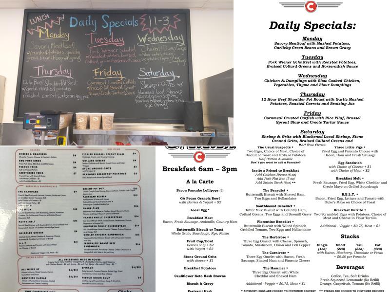 Chubs Diner SSI Menu