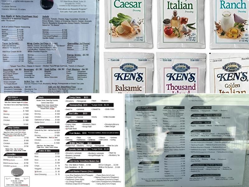 A Lighter Side Menu