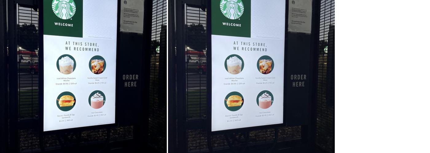 Starbucks Menu