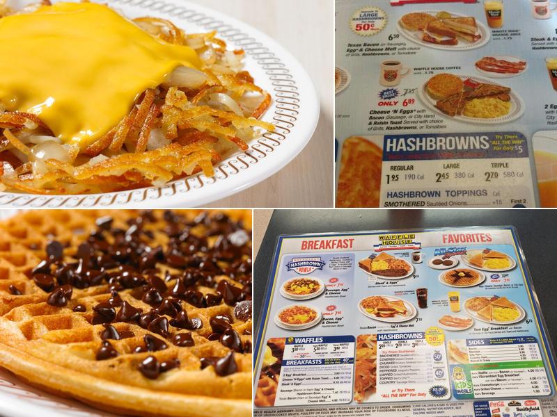Waffle House Menu