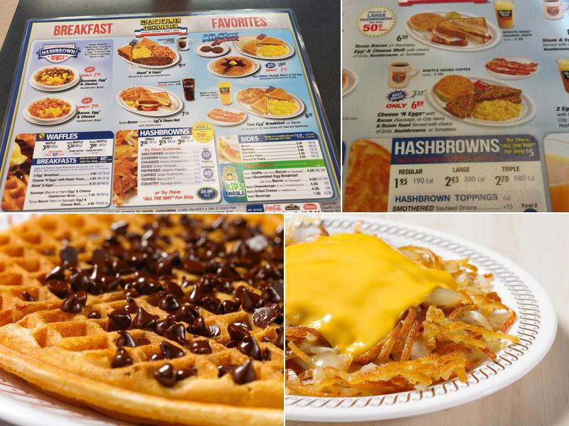 Waffle House Menu