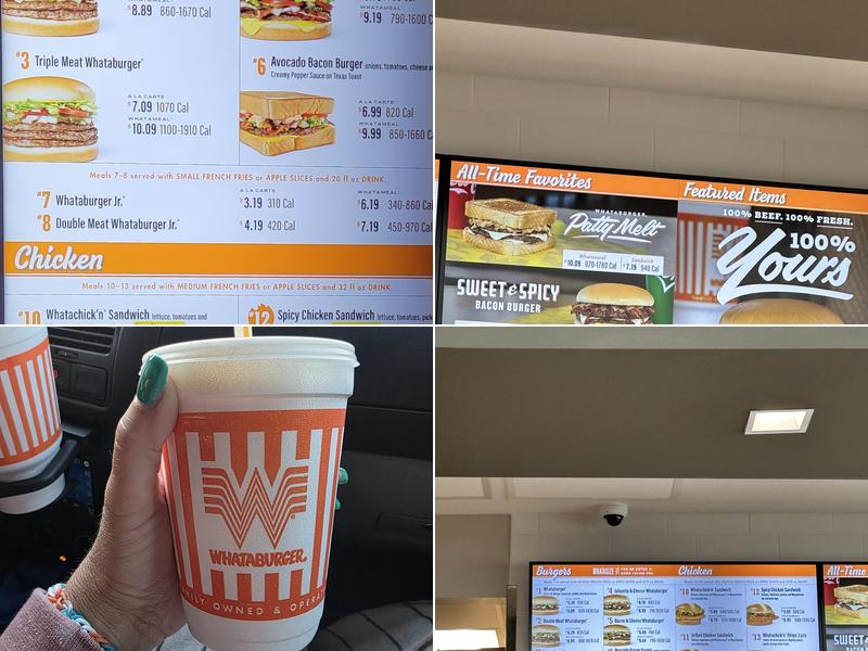 Whataburger Menu