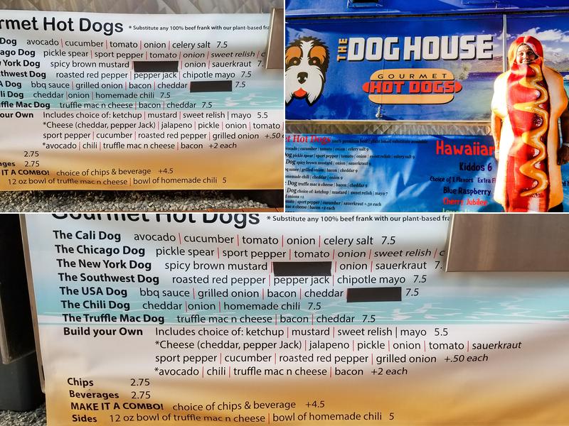 The Dog House Menu