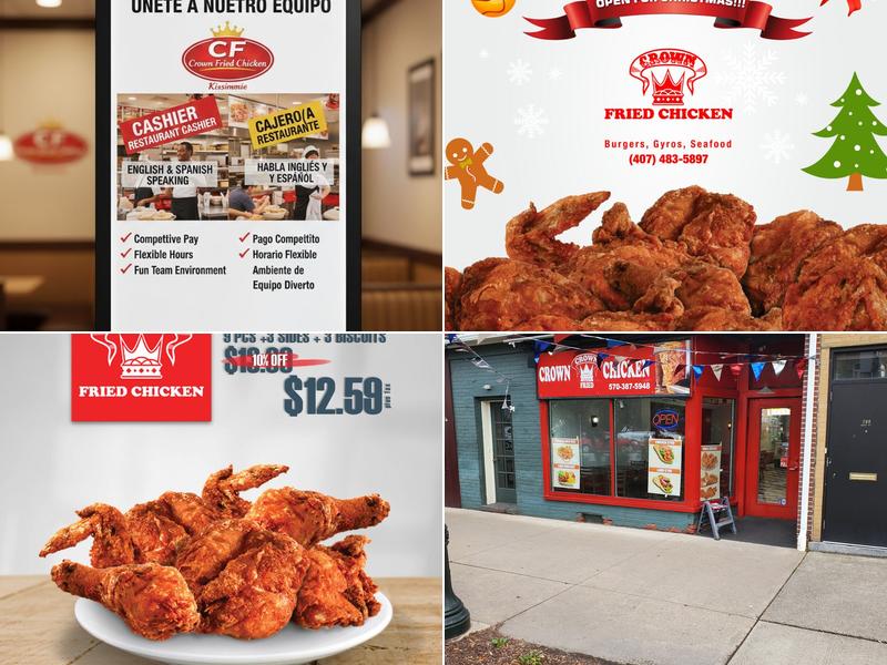 Crown Fried Chicken 208 East St, Bloomsburg
