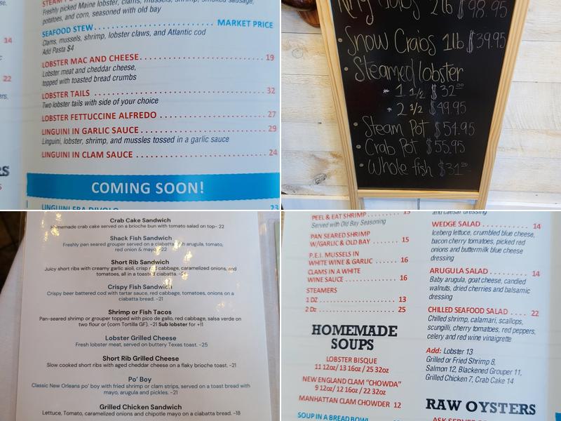 Jacks Surf & Turf Menu