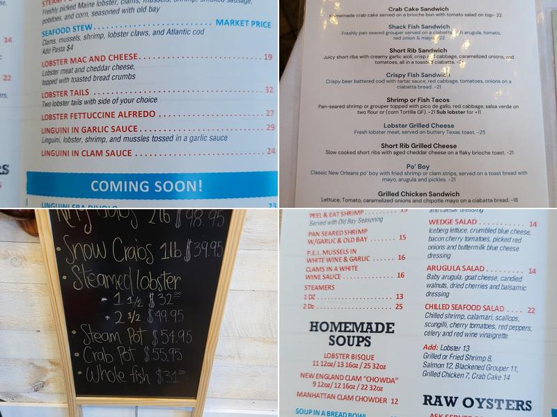 Jacks Surf & Turf- Seafood & Steak Menu