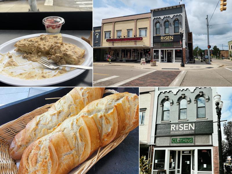 Risen Breakfast & Bakery 402 S Jefferson St, Mason