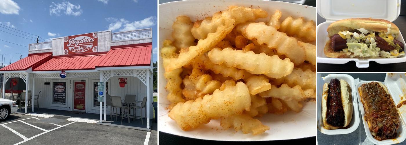 Jayden’s beef fried sausage dogs