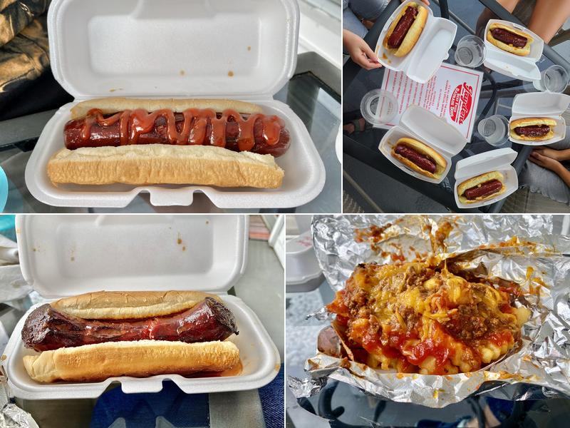 Jayden’s beef fried sausage dogs Menu