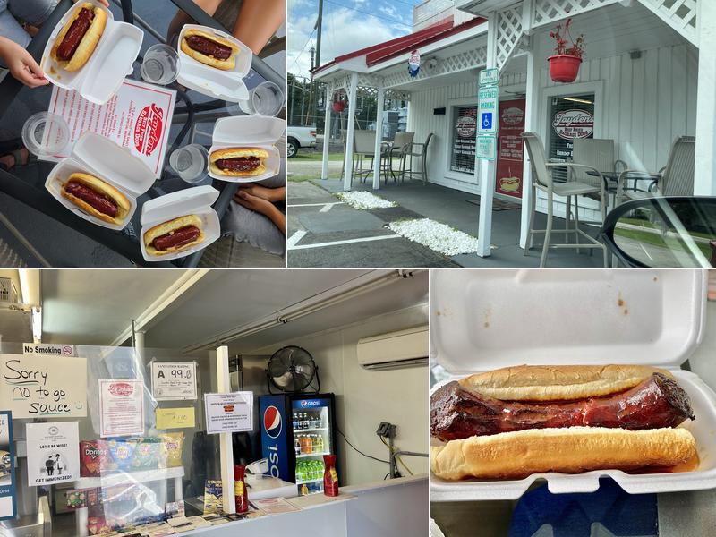 Jayden’s beef fried sausage dogs Menu