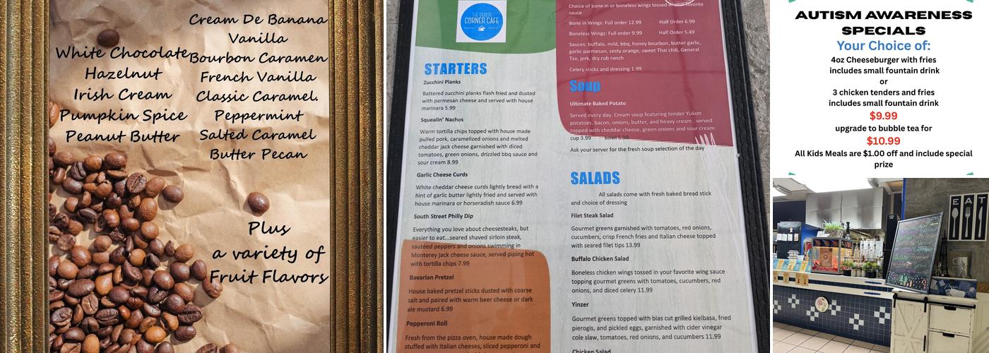 DuBois Corner Cafe Menu