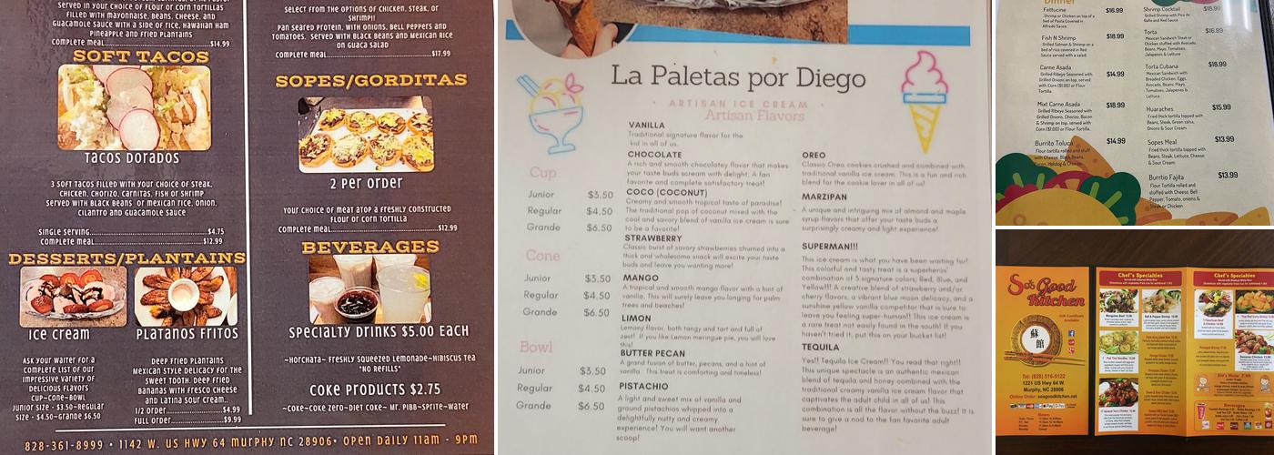 MIXT KITCHEN Menu