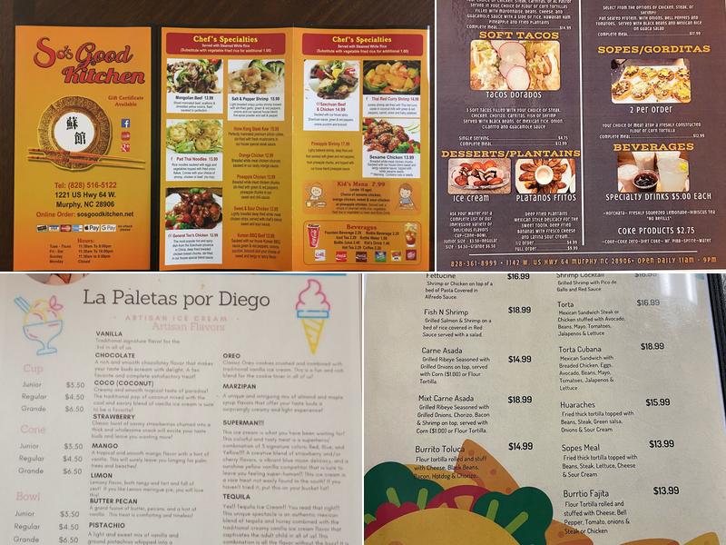 MIXT KITCHEN Menu