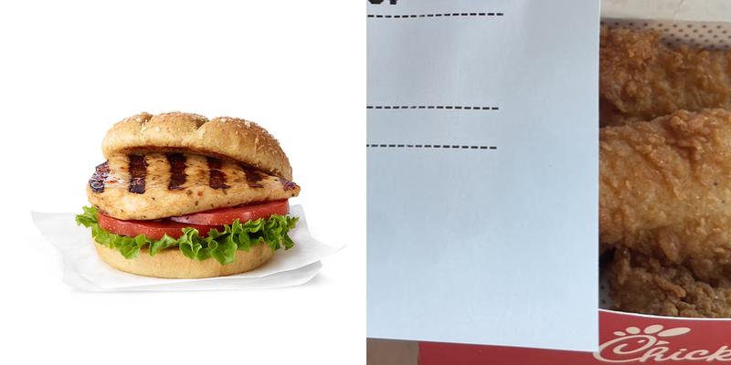 Chick-fil-A Menu
