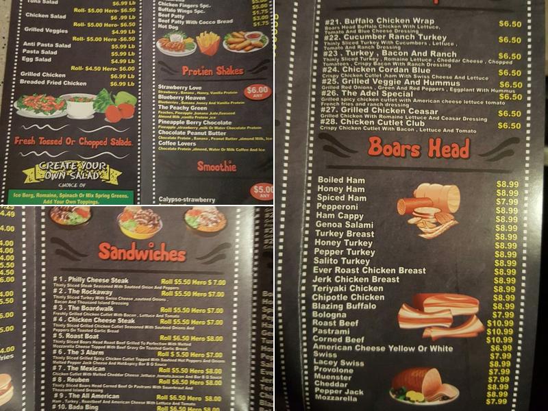 Deli Grill Menu