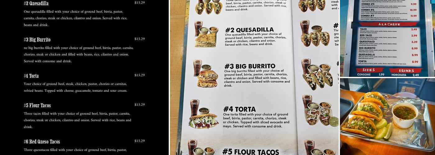 Real Taco Express Menu