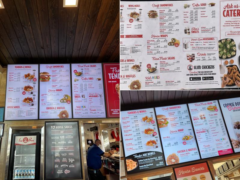 Slim Chickens Menu