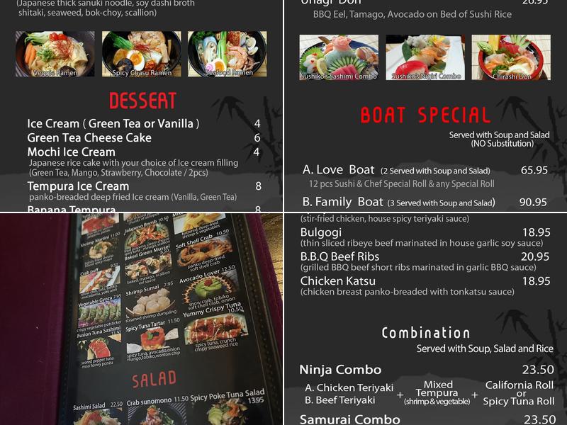 Sushiko Menu