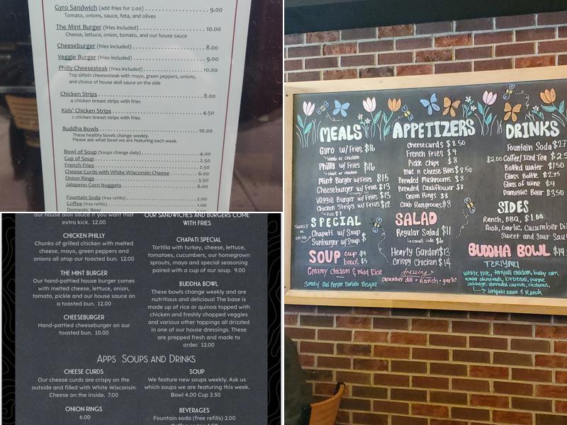 The Mint Menu