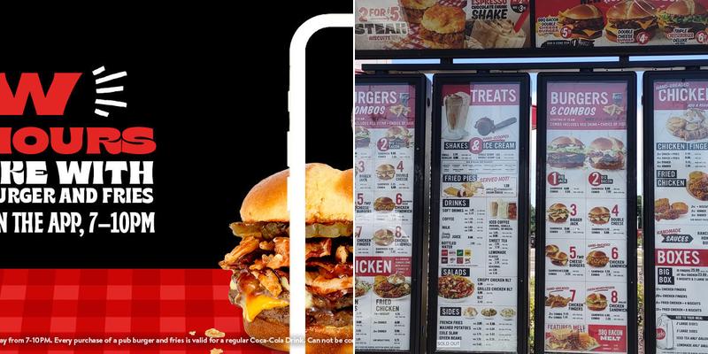 Jack's Menu
