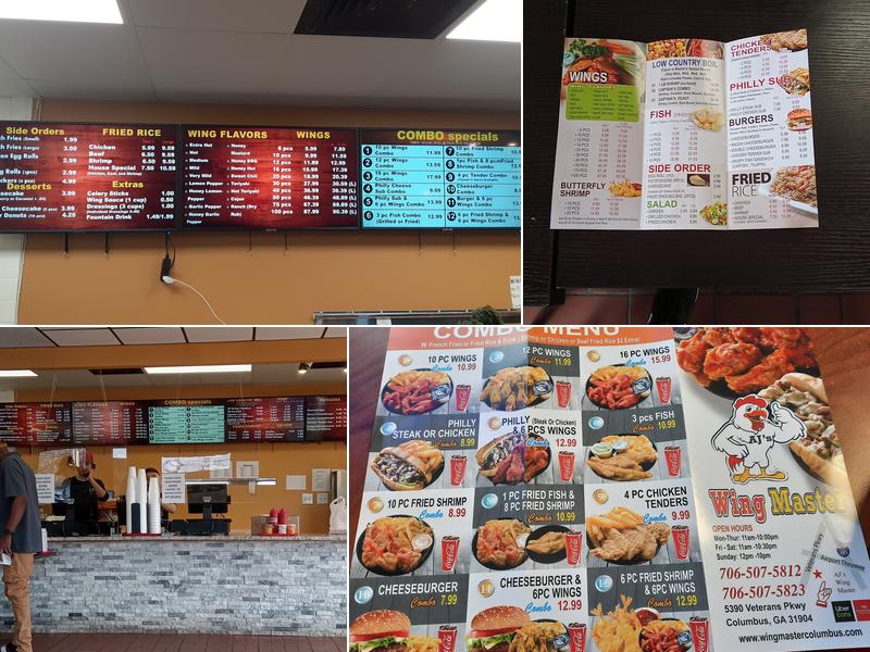 Wing Master Menu
