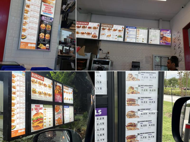 Jack in the Box Menu