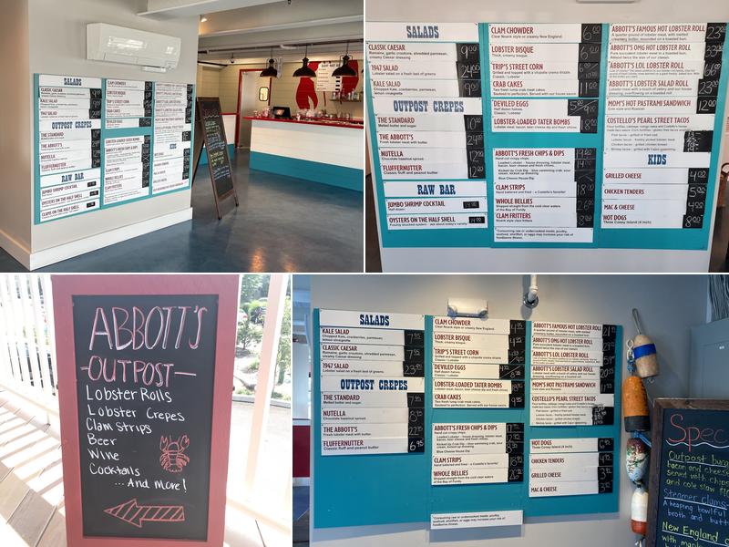 Abbott's Outpost Menu