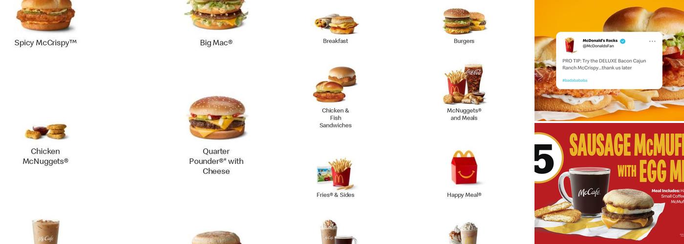 McDonald's Menu