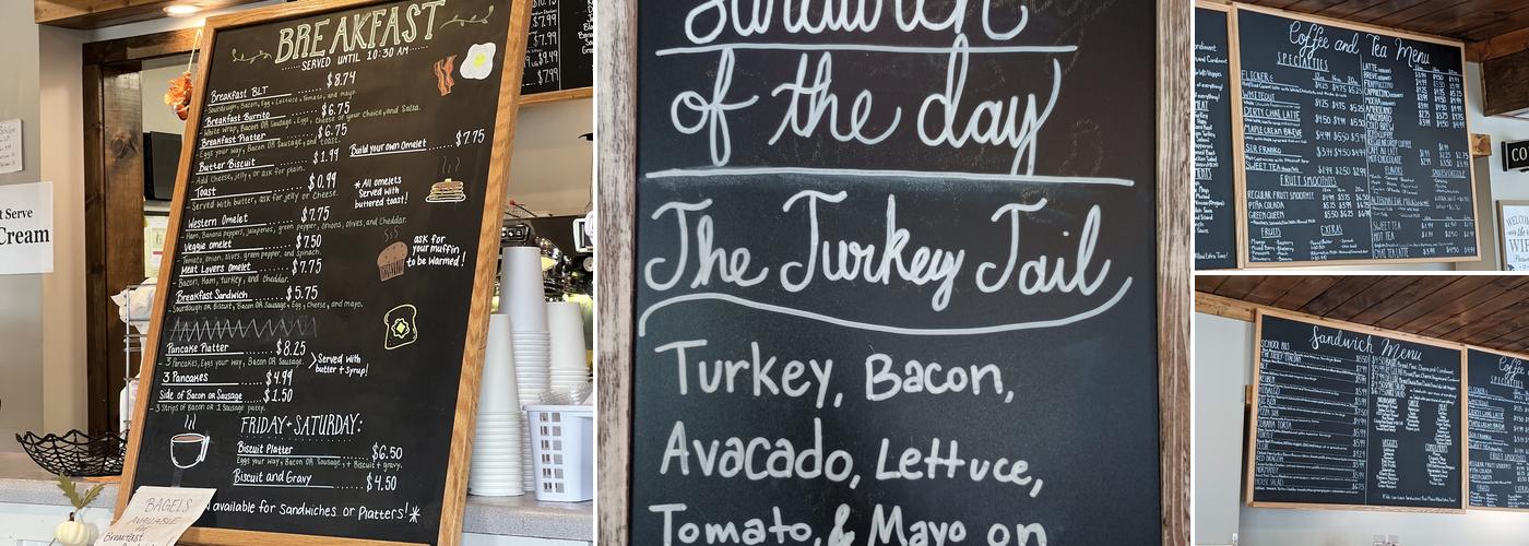 Crossroads Cafe Menu