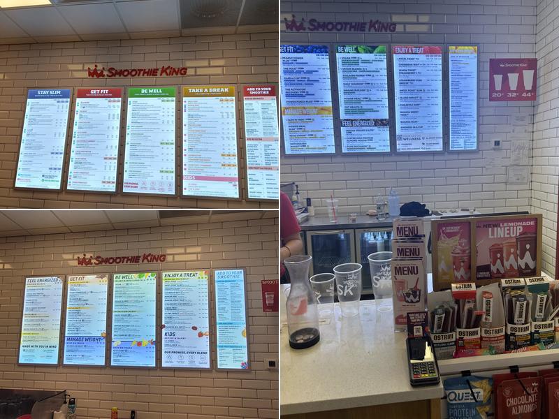 Smoothie King Menu