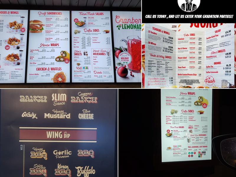 Slim Chickens Menu