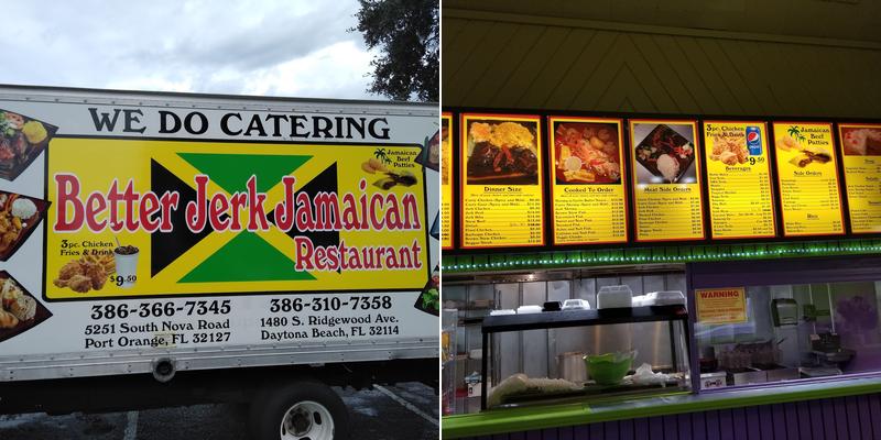 Better Jerk Jamaican Restaurant Menu