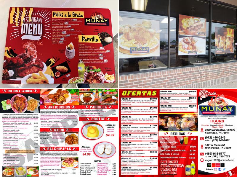 Munay 2 Peruvian Chicken Menu