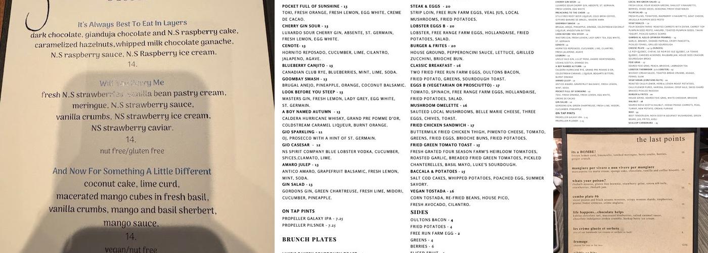Gio Menu