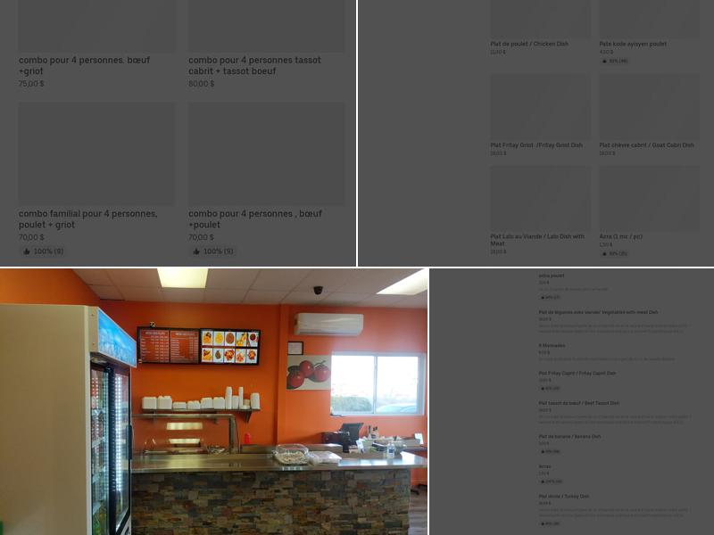 Courtoisie BMLD cuisine antillaise et épicerie Menu