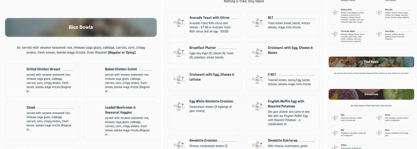 Sonnys Bistro Lunch Restaurant Montreal Menu