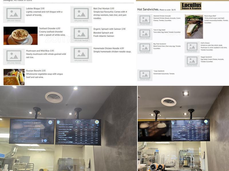 Lucullus Bakery (Yonge) Menu