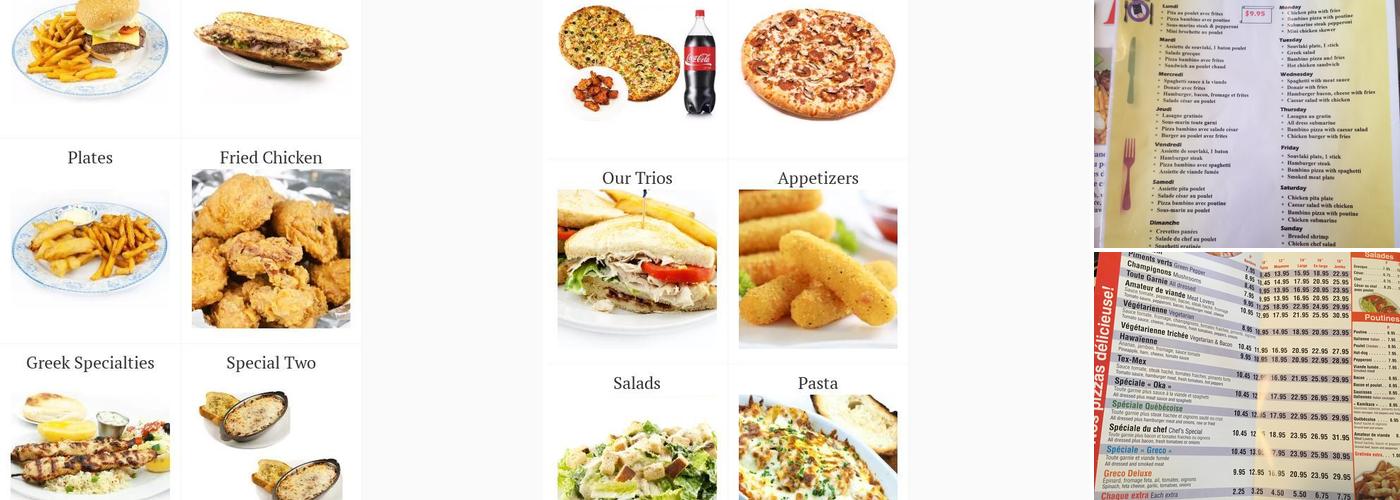 Pizza Greco Menu