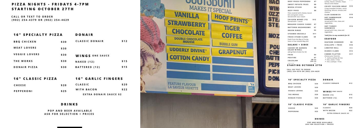 Diane's Menu