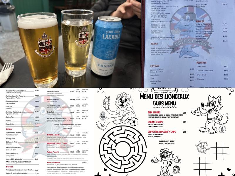 Brit & Chips Menu