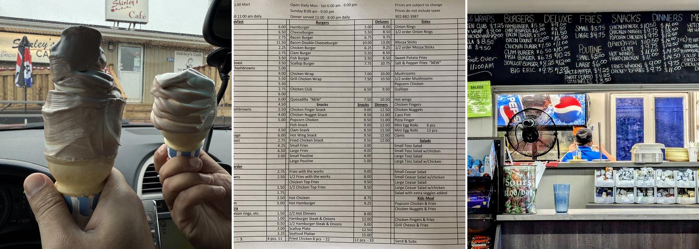 Shirley's Café Menu