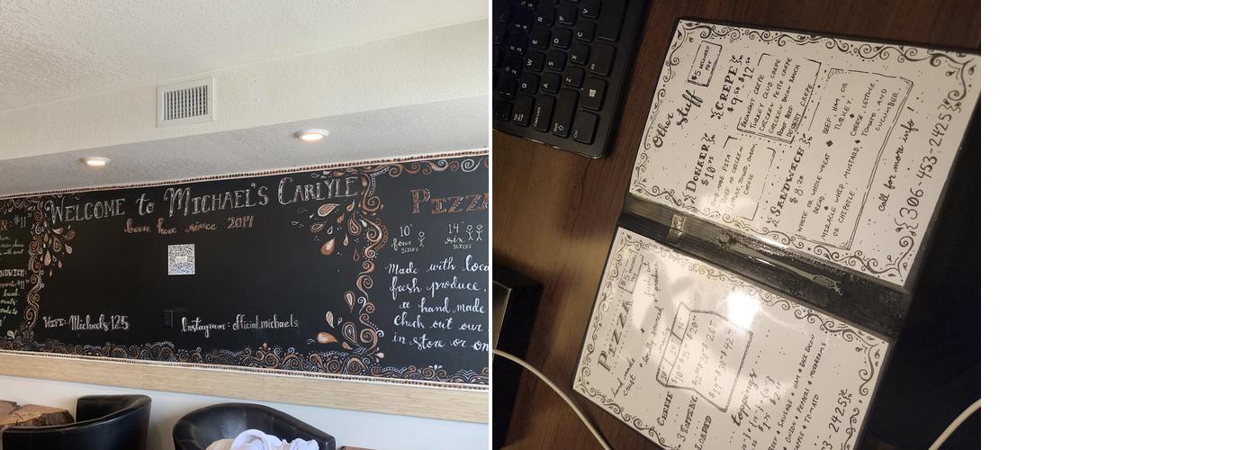 Michael's Coffee Shop & Bakery Menu