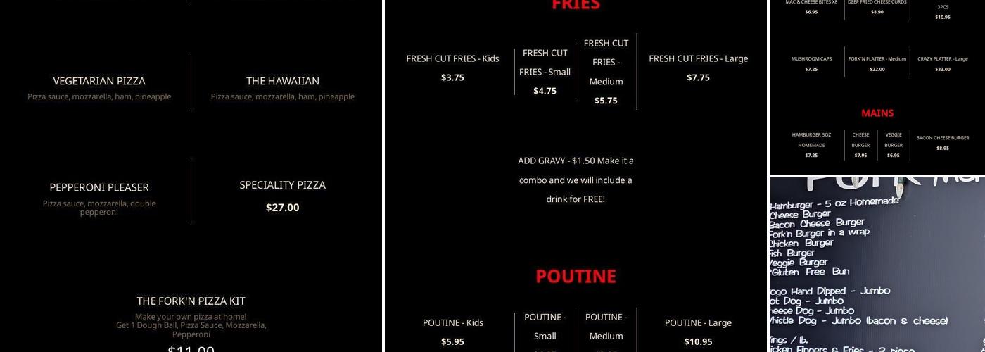 The Fork Menu
